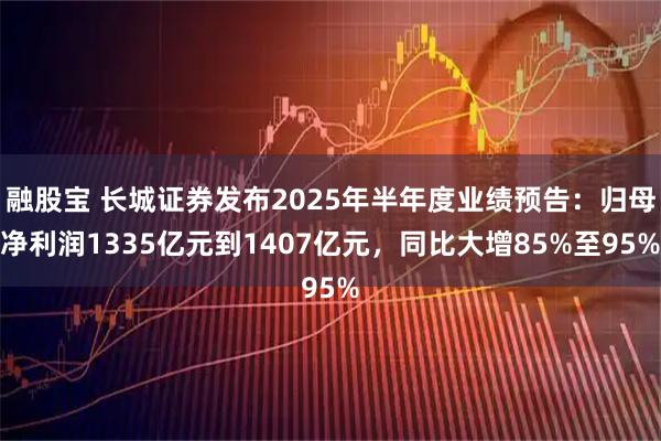 融股宝 长城证券发布2025年半年度业绩预告：归母净利润1335亿元到1407亿元，同比大增85%至95%